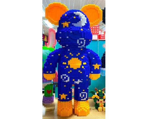 Конструктор Magic Blocks "Stars" на 4955 деталей. Ведмедик Bearbrick 50 см