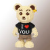Конструктор Magic Blocks Ведмедик "I love you" Бежевий на 4450 деталей. Ведмедик Тедді 40 см