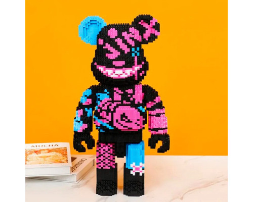 Конструктор Magic Blocks "Jinx" на 3031 деталь. Ведмедик Bearbrick 40,5 см