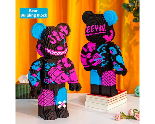 Конструктор Magic Blocks "Jinx" на 3031 деталь. Ведмедик Bearbrick 40,5 см