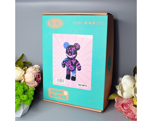 Конструктор Magic Blocks "Jinx" на 3031 деталь. Ведмедик Bearbrick 40,5 см