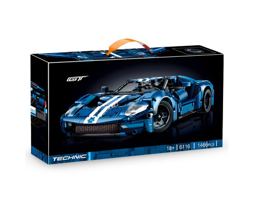 Колекційний конструктор Спорткар Ford GT 2022. 1466 деталей (68991)