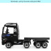 Електромобіль дитячий вантажівка Mercedes Bambi M 4208EBLR-2 (2), з причепом. Чорний