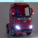 Електромобіль дитячий вантажівка Mercedes Bambi M 4208EBLR-3 (2), з причепом. Червоний