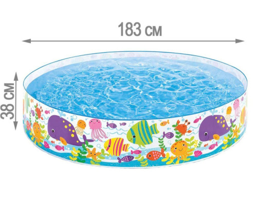 Круглий каркасний басейн Intex 56452 