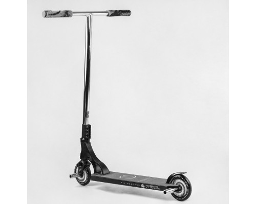 Труковий самокат Best Scooter PL-81855 HIC-система. Алюмінієві диски та дека з принтом, Пеги в комплекті