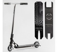 Труковий самокат Best Scooter PL-81855 HIC-система. Алюмінієві диски та дека з принтом, Пеги в комплекті