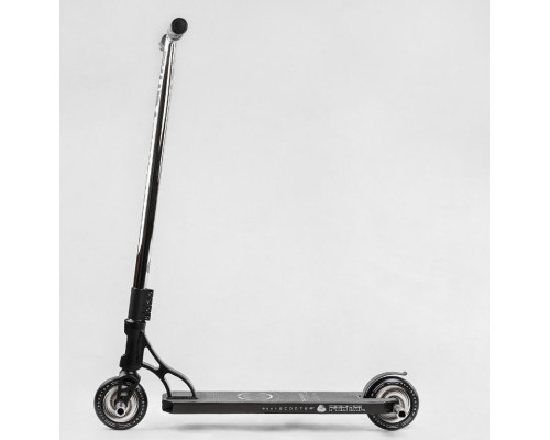Труковий самокат Best Scooter PL-81855 HIC-система. Алюмінієві диски та дека з принтом, Пеги в комплекті