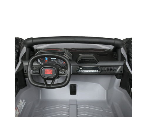Дитячий електромобіль Баггі Bambi Racer JS3168EBLR-11 (24V), двомісний. Сірий