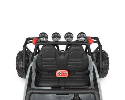 Дитячий електромобіль Баггі Bambi Racer JS3168EBLR-11 (24V), двомісний. Сірий