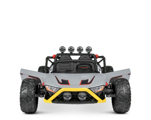 Дитячий електромобіль Баггі Bambi Racer JS3168EBLR-11 (24V), двомісний. Сірий