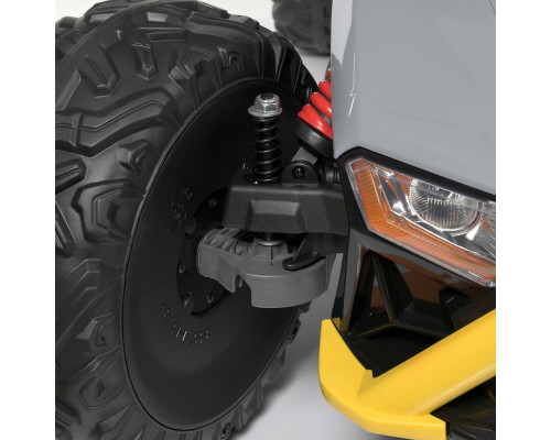Дитячий електромобіль Баггі Bambi Racer JS3168EBLR-11 (24V), двомісний. Сірий