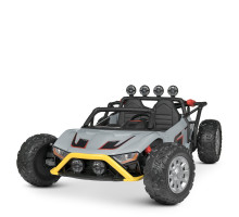 Дитячий електромобіль Баггі Bambi Racer JS3168EBLR-11 (24V), двомісний. Сірий