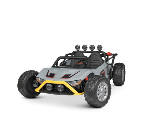 Дитячий електромобіль Баггі Bambi Racer JS3168EBLR-11 (24V), двомісний. Сірий