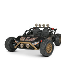Дитячий електромобіль Баггі Bambi Racer JS3168EBLR-18(24V), двомісний. Чорний камуфляж