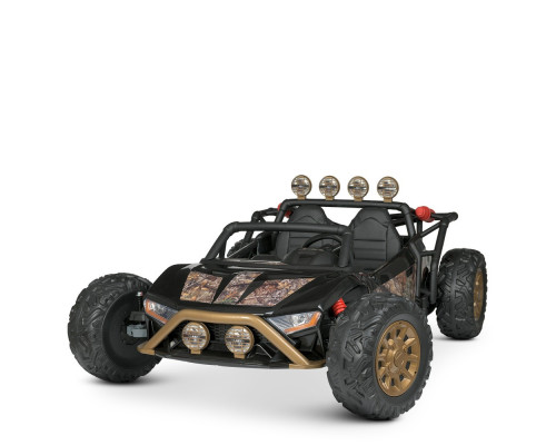 Дитячий електромобіль Баггі Bambi Racer JS3168EBLR-18(24V), двомісний. Чорний камуфляж