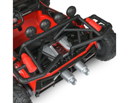 Дитячий електромобіль Баггі Bambi Racer JS3168EBLR-3 (24V), двомісний. Червоний