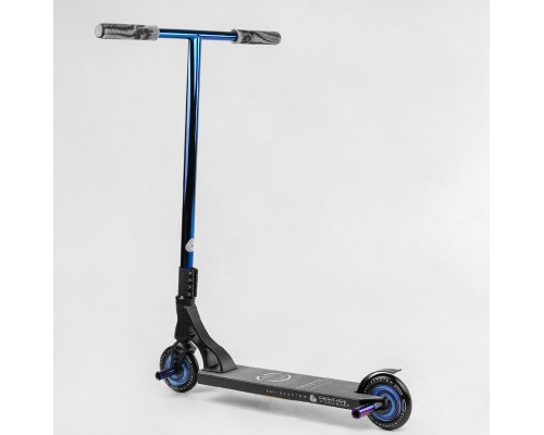 Труковий самокат Best Scooter PL-71744 HIC-система. Алюмінієві диски та дека з принтом, Пеги в комплекті.