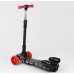 Дитячий самокат Best Scooter MAXI 80542. З парогенератором, музика, дим, світло, складане кермо. Чорний